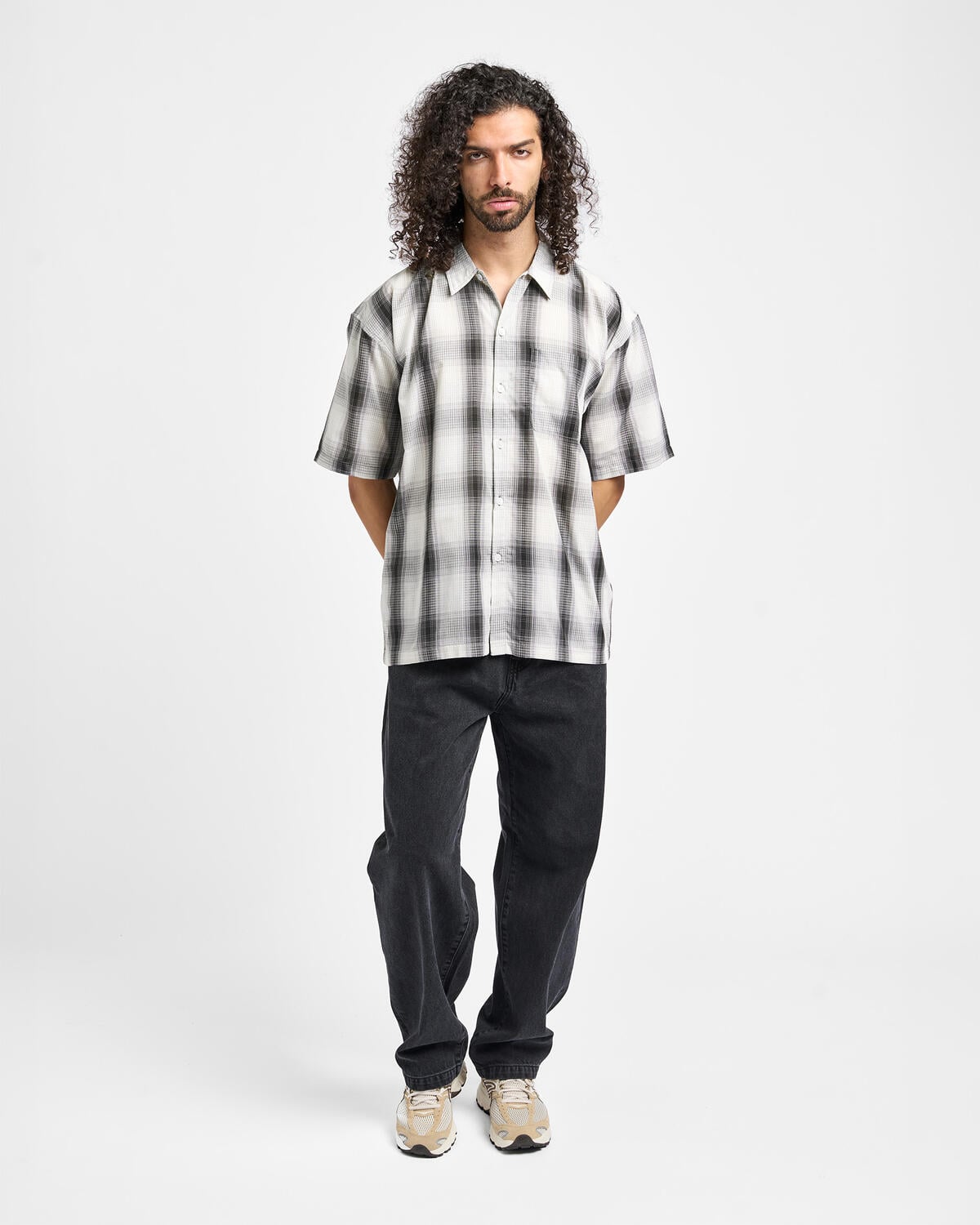 Beams Ombre Check Shirt | 11011669803-01 | AFEW STORE